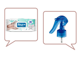 Влажные салфетки и распылители: Новые продукты от 