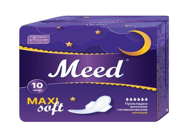 Женские прокладки "MEED" от компании "МВ ГИГИЕНА" на ChemiCos